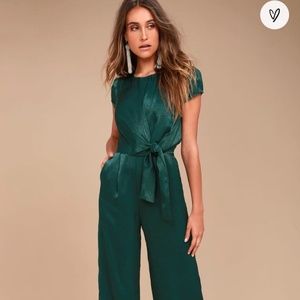 Green Jumpsuit Lulus